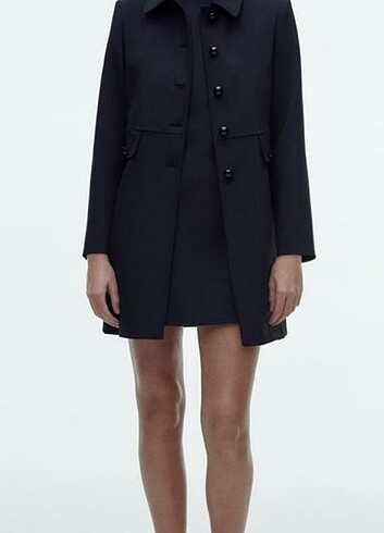 Zara lacivert kaban ceket