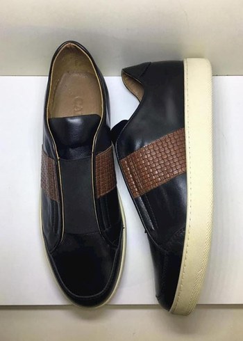 Erkek Hakiki Deri Casual Ayakkabı Sneaker - Görsel 6