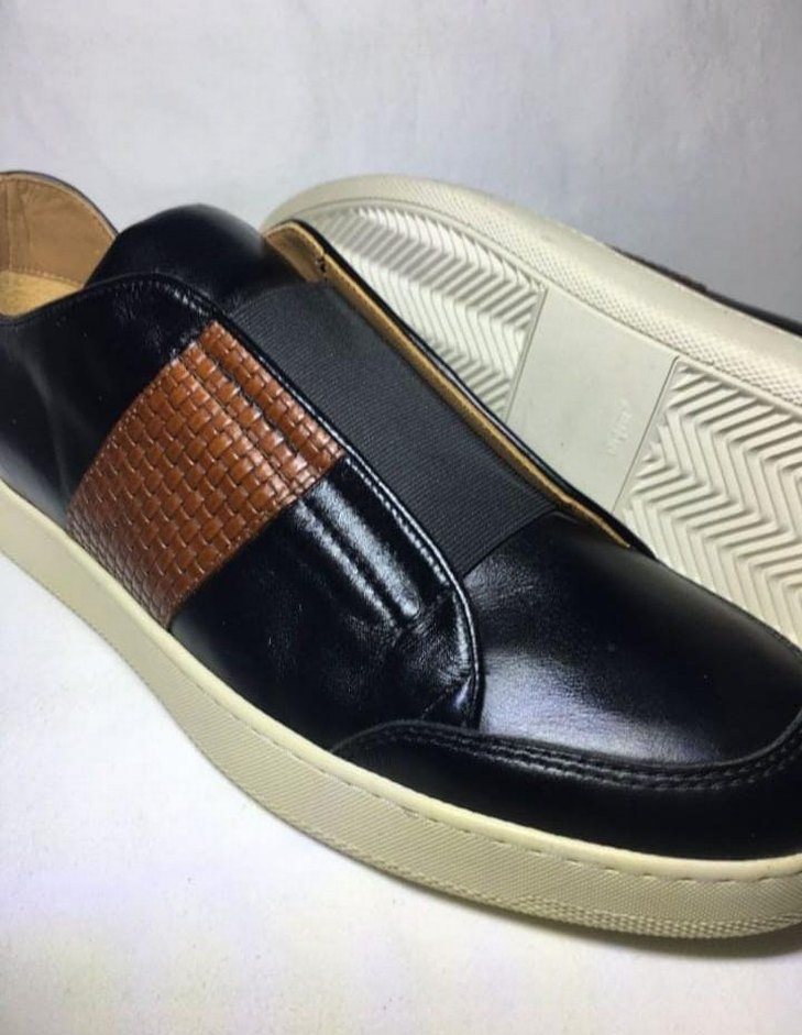 Erkek Hakiki Deri Casual Ayakkabı Sneaker - Görsel 3