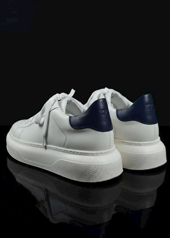 TANCA Erkek Hakiki Deri Casual Ayakkabı Beyaz - Görsel 5