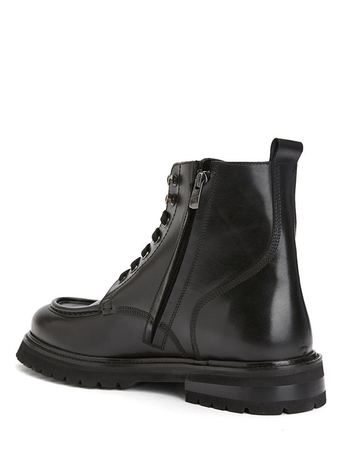 BEYMEN Hakiki Deri Siyah Erkek Bot - Görsel 3