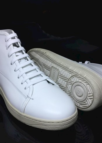 Hakiki Deri Beyaz Erkek Bot - Görsel 7