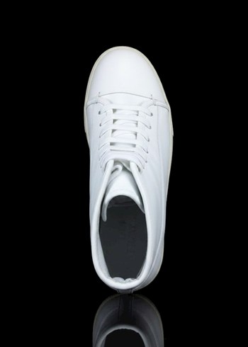 Hakiki Deri Beyaz Erkek Bot - Görsel 5