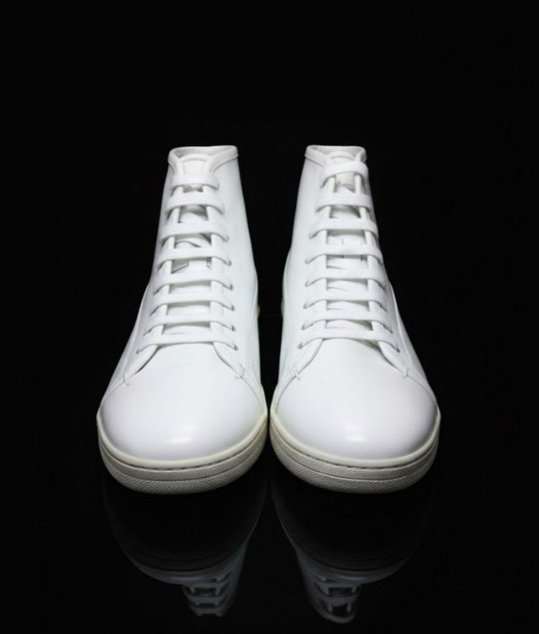 Hakiki Deri Beyaz Erkek Bot - Görsel 2