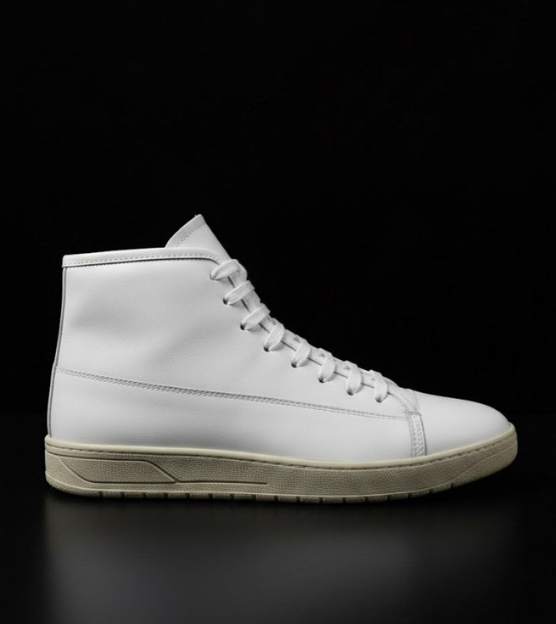 Hakiki Deri Beyaz Erkek Bot - Görsel 3