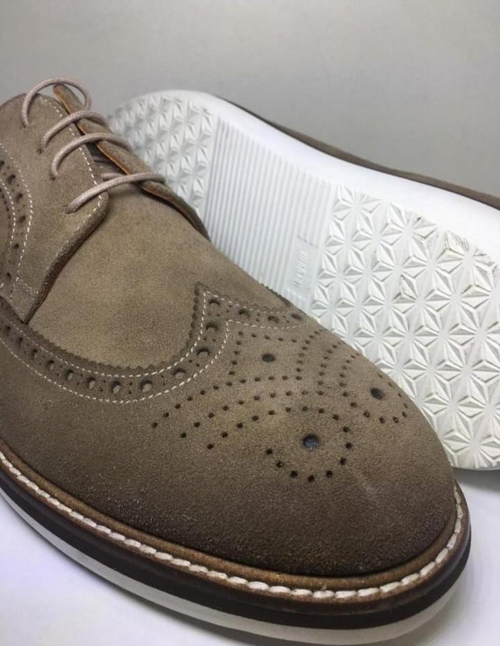 Erkek Hakiki Deri Süet Klasik Ayakkabı - Görsel 3