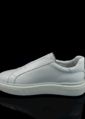 BEYMEN Erkek Hakiki Deri Beyaz Casual Ayakkabı - Görsel 3