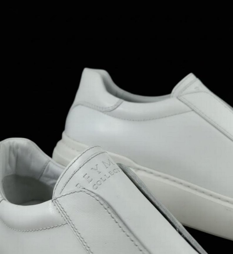 BEYMEN Erkek Hakiki Deri Beyaz Casual Ayakkabı - Görsel 5