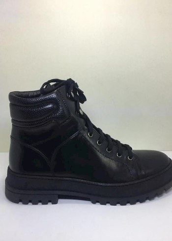 Erkek Hakiki Deri Bot Siyah - Görsel 2