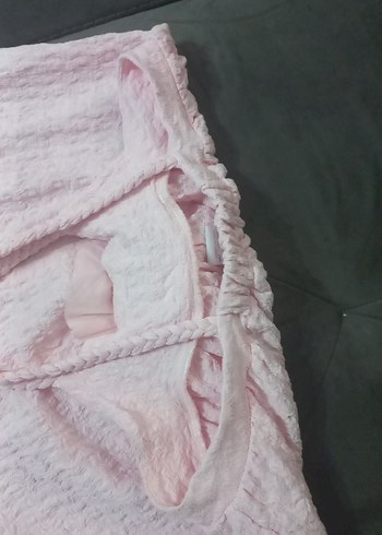 Beden Pembe yazlik Çiçek Detaylı kız cocuk