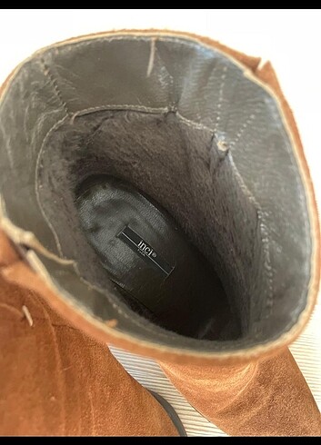 İNCİ Gerçek Süet Deri Bot - Görsel 7