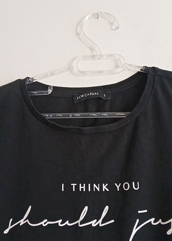 Baskılı Siyah Salaş Tişört - Görsel 15