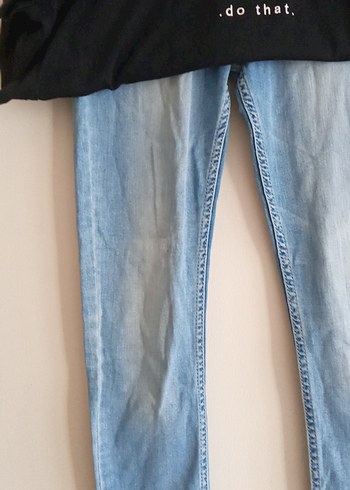 Baskılı Siyah Salaş Tişört - Görsel 4