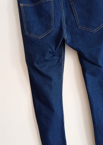 Mavi Batik Desenli Kadın Denim Pantolon - Görsel 13