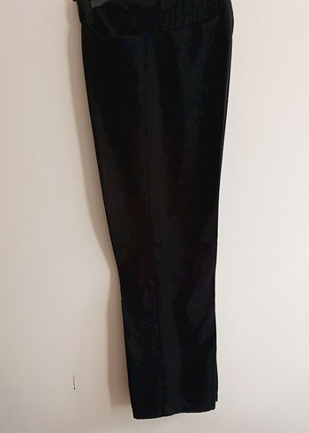 Drapeli Siyah erkek Kumaş Pantolon - Görsel 6