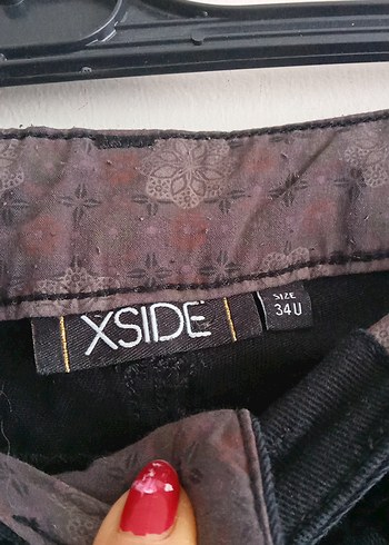 Kadın Siyah Normal Boy Denim Pantolon ikili pantolon - Görsel 14