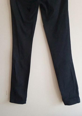 Kadın Siyah Normal Boy Denim Pantolon ikili pantolon - Görsel 17