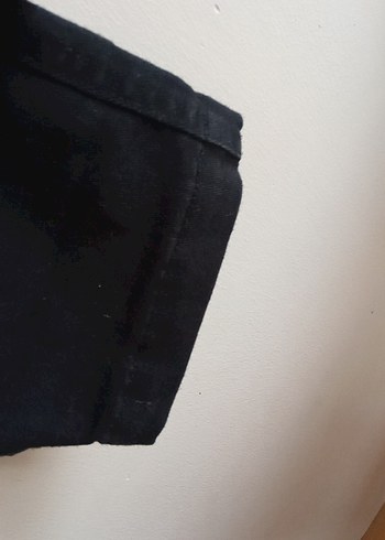 Kadın Siyah Normal Boy Denim Pantolon ikili pantolon - Görsel 4