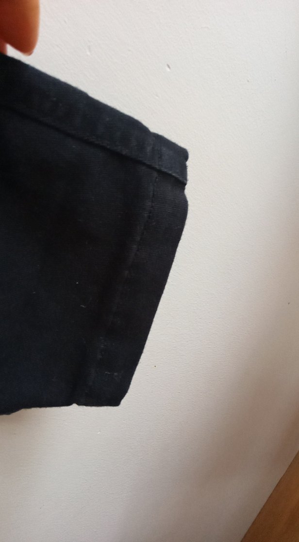 Kadın Siyah Normal Boy Denim Pantolon ikili pantolon - Görsel 4