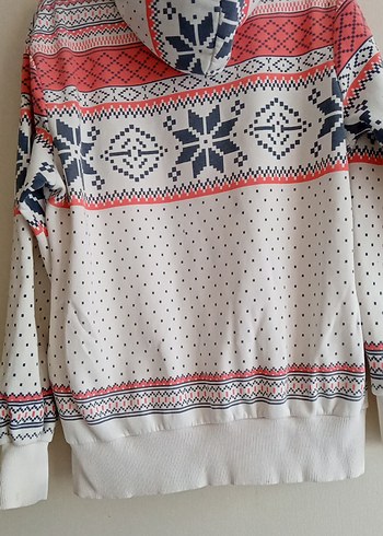 Renkli Bohem Desenli çocuk Triko Sweatshirt - Görsel 9