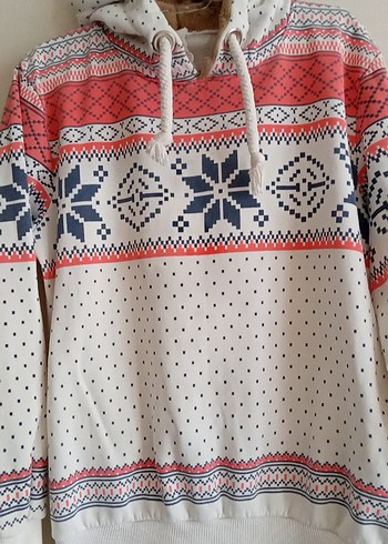 Renkli Bohem Desenli çocuk Triko Sweatshirt - Görsel 2