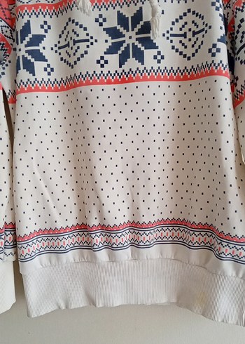 Renkli Bohem Desenli çocuk Triko Sweatshirt - Görsel 3