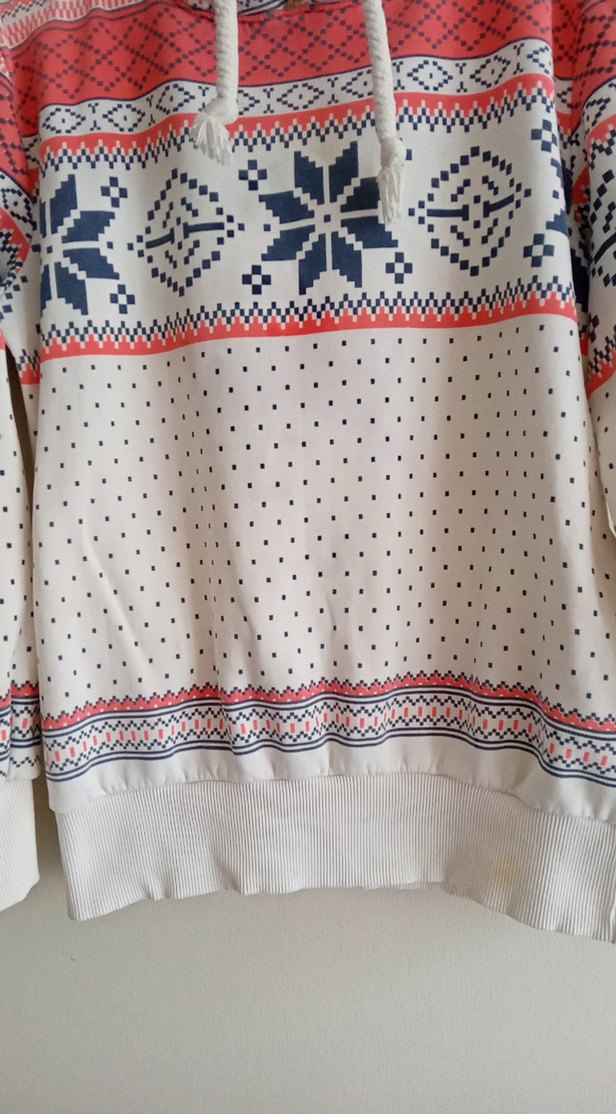 Renkli Bohem Desenli çocuk Triko Sweatshirt - Görsel 3