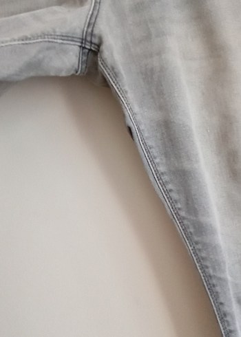 Gri Erkek Denim Pantolon Regular Fit - Görsel 4