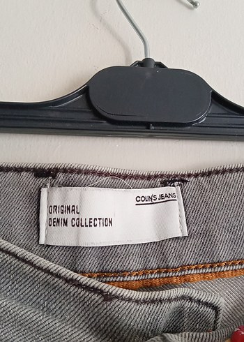 Gri Erkek Denim Pantolon Regular Fit - Görsel 5