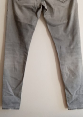 Gri Erkek Denim Pantolon Regular Fit - Görsel 8