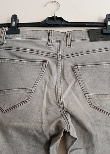 Gri Erkek Denim Pantolon Regular Fit - Görsel 10