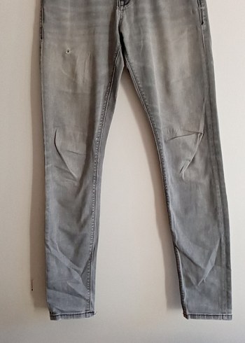Gri Erkek Denim Pantolon Regular Fit - Görsel 2