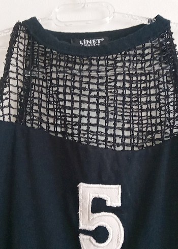 limon sarısı Pantolonu ve Siyah Straplez Üst - Görsel 6