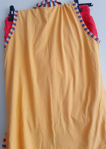 Renkli Bohem kadin Pantolonu Püsküllü - Görsel 6