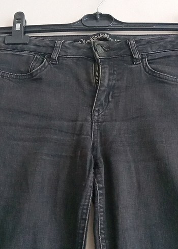 Siyah Kadın Skinny Jean Pantolon - Görsel 5