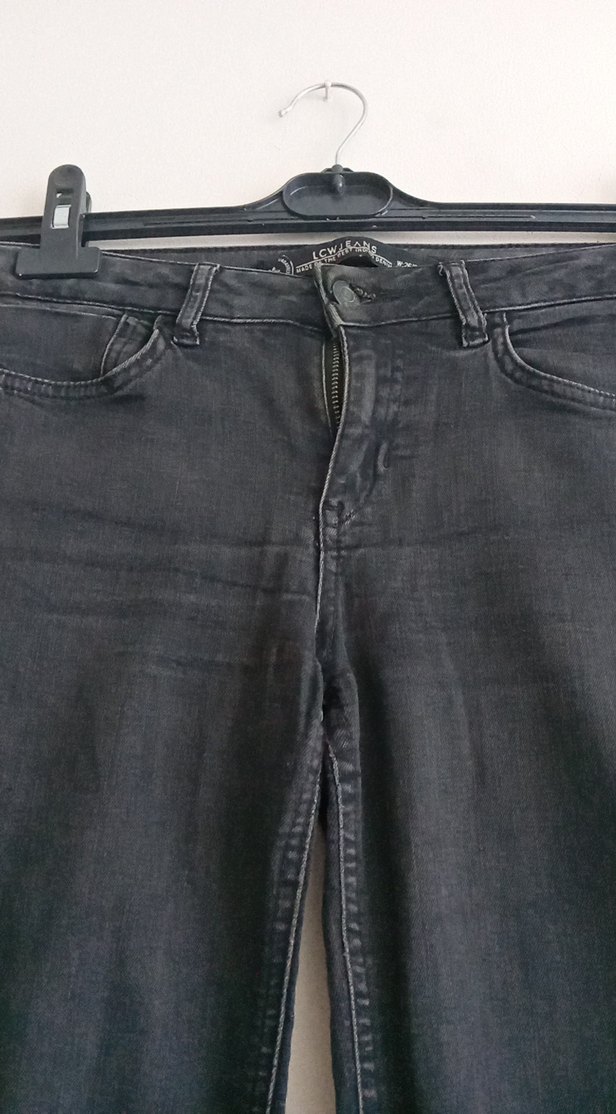 Siyah Kadın Skinny Jean Pantolon - Görsel 5