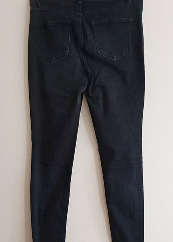 Siyah Kadın Skinny Midi Kot Pantolon ikili - Görsel 8