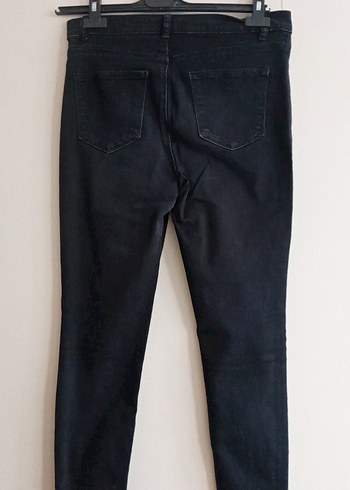 Siyah Kadın Skinny Midi Kot Pantolon ikili - Görsel 9