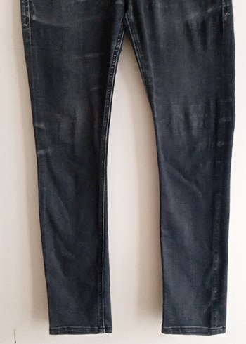 Siyah Kadın Skinny Midi Kot Pantolon ikili - Görsel 14