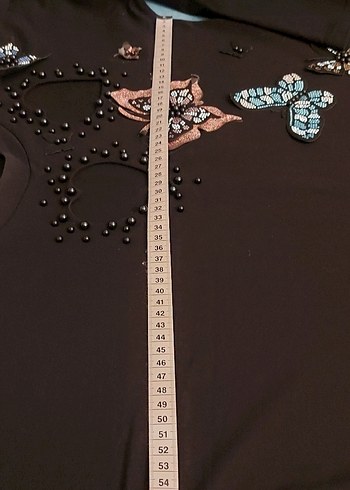 3 D Kelebek detaylı tasarım elbise - Görsel 6