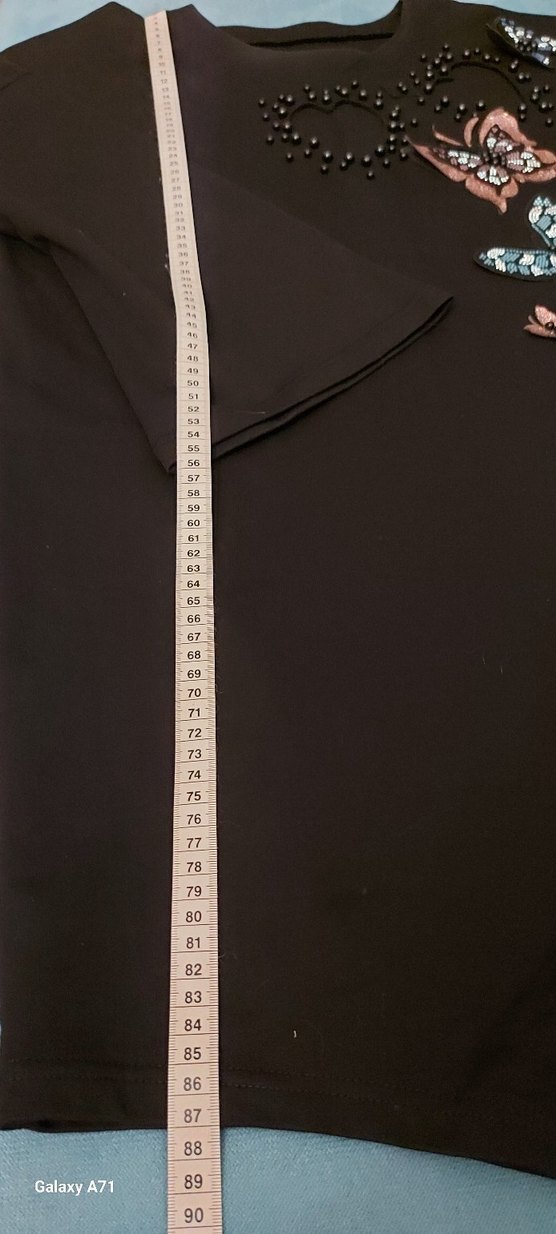 3 D Kelebek detaylı tasarım elbise - Görsel 5