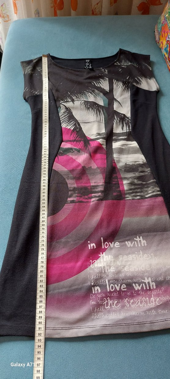 Desigual Siyah Baskılı Elbise - Görsel 3