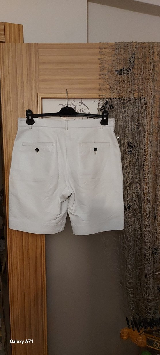 Deri Kadın Şort - Görsel 2