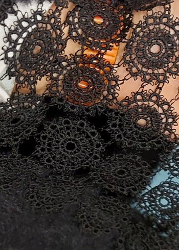 Siyah Tüylü Kadın Kazak - Görsel 8