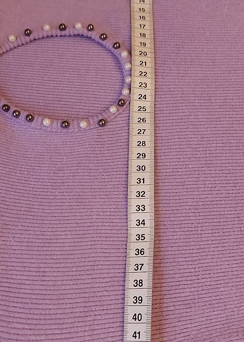 Lilâ Triko Elbise - Görsel 6