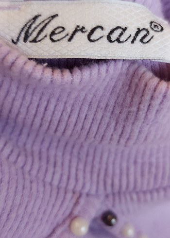 Lilâ Triko Elbise - Görsel 8