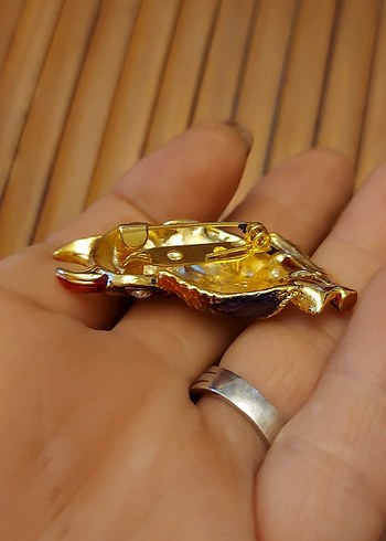 Renkli İşlemeli Baykuş Broş - Görsel 2