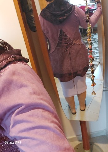 Mor Bohem Hırka - Görsel 5