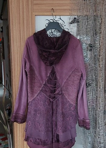 Mor Bohem Hırka - Görsel 2