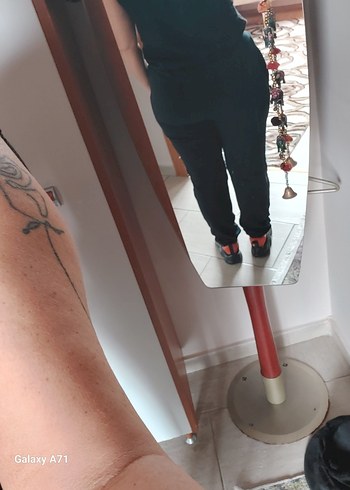 Jean detaylı eşofman altı - Görsel 8